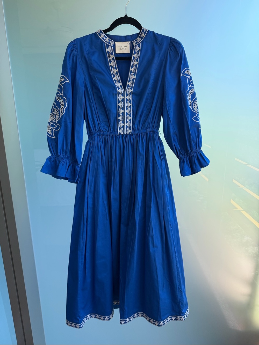 Hyacinth House Blue Summer Midi Dress - Picture 3 of 5